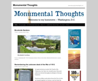 Dctourguideonline.com(Monumental Thoughts) Screenshot