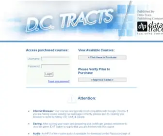 DCtracts-Online.com(Chiropractor Continuing Education Program) Screenshot