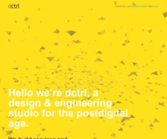 DCTRL.ch(Studio for creative technology) Screenshot