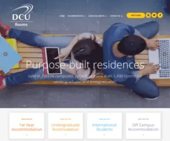 Dcuaccommodation.ie(DCU Campus Residences and Accommodation) Screenshot