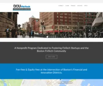 Dcufintech.org(DCU FinTech Innovation Center) Screenshot