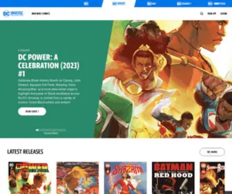 Dcuniverse.com(Access thousands of comics and graphic novels from DC) Screenshot