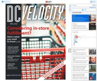 Dcvelocity-Digital.com(DC VELOCITY) Screenshot