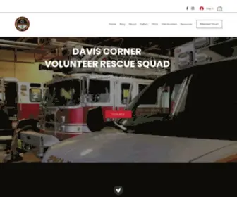 DCVRS.org(Davis Corner Volunteer Rescue Squad) Screenshot