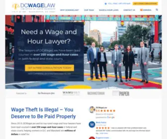 Dcwagelaw.com(Wage & Hour Lawyers in D.C) Screenshot