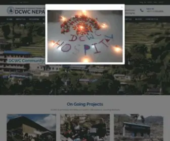 DCWcnepal.org.np(Home) Screenshot