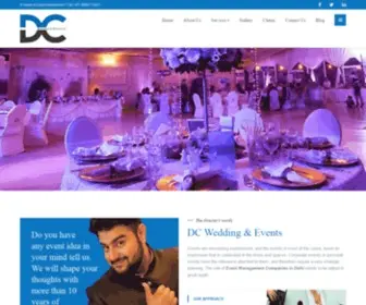 Dcweddingandevents.com(We are top destination wedding planners in Delhi Ncr. We have done all weddings whether your budget) Screenshot