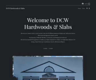 DCwhardwoods.com(DCW Hardwoods & Slabs in Little River SC) Screenshot