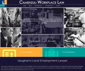 Dcworkplacelaw.ca(Employment Lawyer) Screenshot