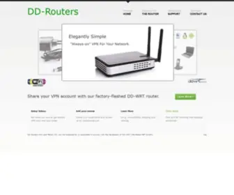 DD-Routers.com(Pre-flashed DD-WRT vpn routers for your personal VPN) Screenshot