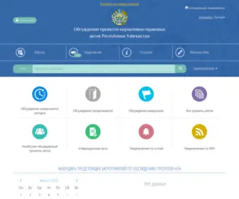 DD.gov.uz(State Programs of the Republic of Uzbekistan) Screenshot