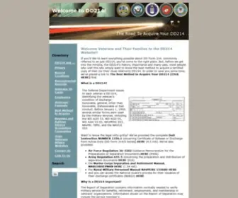 DD214.us(Welcome Veterans to the DD214 Website) Screenshot