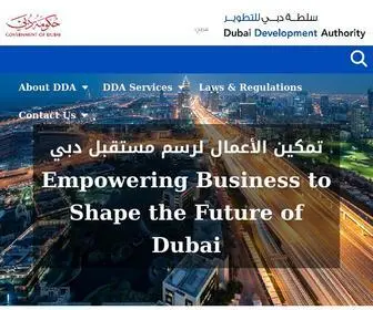 DDA.gov.ae(Dubai Development Authority) Screenshot