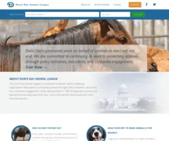 DDal.org(Doris Day Animal League) Screenshot