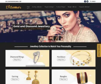 DDamas.com.bd(The Art of Jewellery) Screenshot