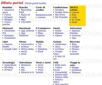 DData.it(DData portal) Screenshot