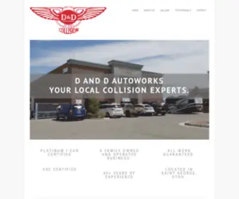 DDautoworks.com(D & D Autoworks and Collision) Screenshot