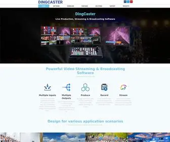 DDcast.com(Live Video Streaming Software) Screenshot