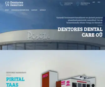 DDC.ee(Dentores Dental Care OÜ) Screenshot