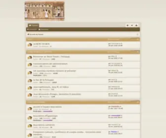 DDchampo.com(Forum égyptologique) Screenshot