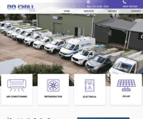 DDchill.com.au(DD Chill Air Conditioning and Refrigeration) Screenshot