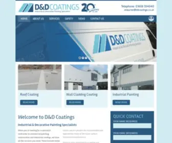 DDcoatings.co.uk(D&D Coatings) Screenshot