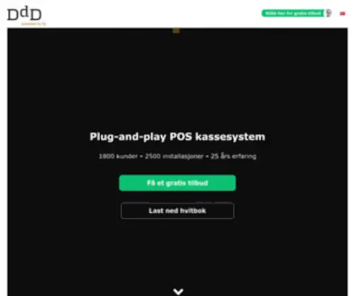 DDDretail.no(Kasseapparat & Kassesystem) Screenshot