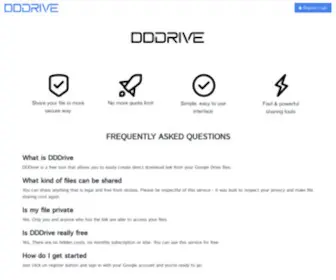 DDDrive.me(Google Drive File Sharer) Screenshot