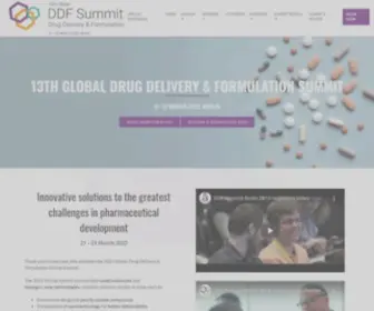 DDfevent.com(Global Drug Delivery Formulation Virtual Summit) Screenshot