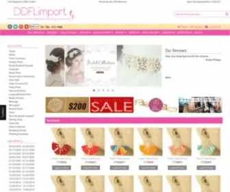 DDflimport.com(Online Costume and Fashion Jewelry Accessories Wholesale) Screenshot