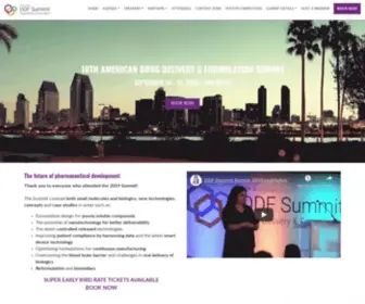 DDfsummit.com(American Drug Delivery & Formulation Virtual Summit 2020) Screenshot