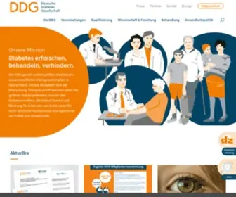 DDG.info(Deutsche Diabetes Gesellschaft e.V) Screenshot