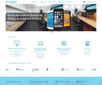 DDhat.com(DDHaT Technologies For your website and mobile app development) Screenshot