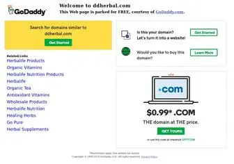 DDherbal.com(GoDadday Server Down) Screenshot