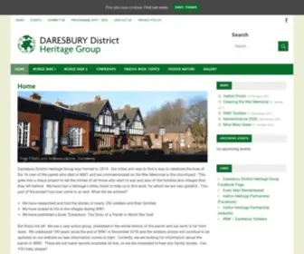 DDHG.org.uk(Daresbury District Heritage Group) Screenshot