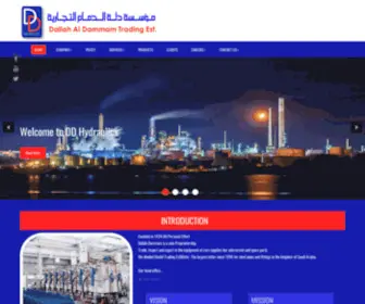 DDHYdraulics.com(Dallah Al Dammam Trading Est) Screenshot