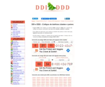 DDI-DDD.com.br(DDI e DDD) Screenshot