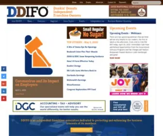 DDifo.org(Dunkin' Donuts Independent Franchise Owners) Screenshot