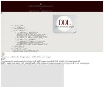 DDireccionlegal.com(DTA Abogados) Screenshot