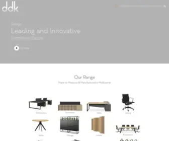 DDK.com.au(DDK Commercial Office Furniture) Screenshot