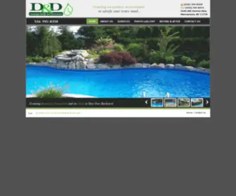 DDlandscapedesign.com(D&D Landscape Design and Construction) Screenshot