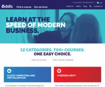 DDLS.com.au(Learn at the speed of modern business) Screenshot