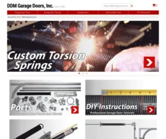 DDmgaragedoors.com(Garage Door Springs) Screenshot