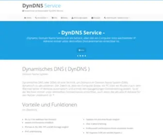 DDNSS.de(DynDNS Service (Dynamic Domain Name Service)) Screenshot
