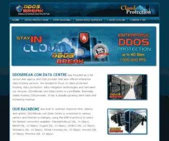 DDosbreak.com(Data Centre) Screenshot