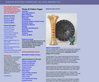 DDoty.com(David Doty's Carnival Glass Website) Screenshot
