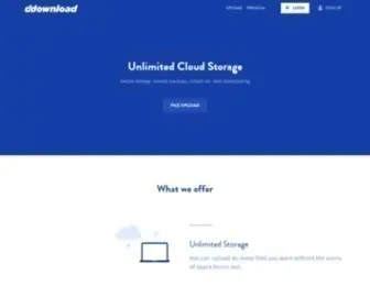 DDownload.com(Upload and share your files) Screenshot