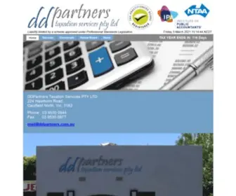 DDpartners.com.au(DDPartners Taxation Services PTY LTD) Screenshot