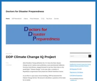 DDponline.org(Doctors for Disaster Preparedness) Screenshot