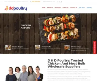 DDpoultry.ca(Chicken Wholesalers) Screenshot